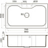 Мойка OMOIKIRI MARU 86-GR Tetogranit/leningrad grey 4993574