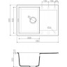 Мойка OMOIKIRI SAKAIME 68-BE 4993109