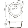 Мойка OMOIKIRI YASUGATA 48R-GR Tetogranit/leningrad grey 4993547