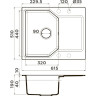 Мойка OMOIKIRI YONAKA 61-DC Artgranit/Темный Шоколад 4993637