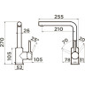 Смеситель OMOIKIRI NAKAGAWA-CA 4994315