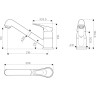 Смеситель OMOIKIRI TATEYAMA-S-CA 4994174
