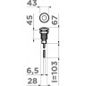 Пневматическая кнопка OMOIKIRI SW-01-IN 4996039