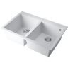 Мойка OMOIKIRI BOSEN 80-2-WH Tetogranit/белый 4993839