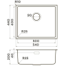 Мойка OMOIKIRI TADZAVA 54-U-IN нерж.сталь/нержавеющая сталь 4993512